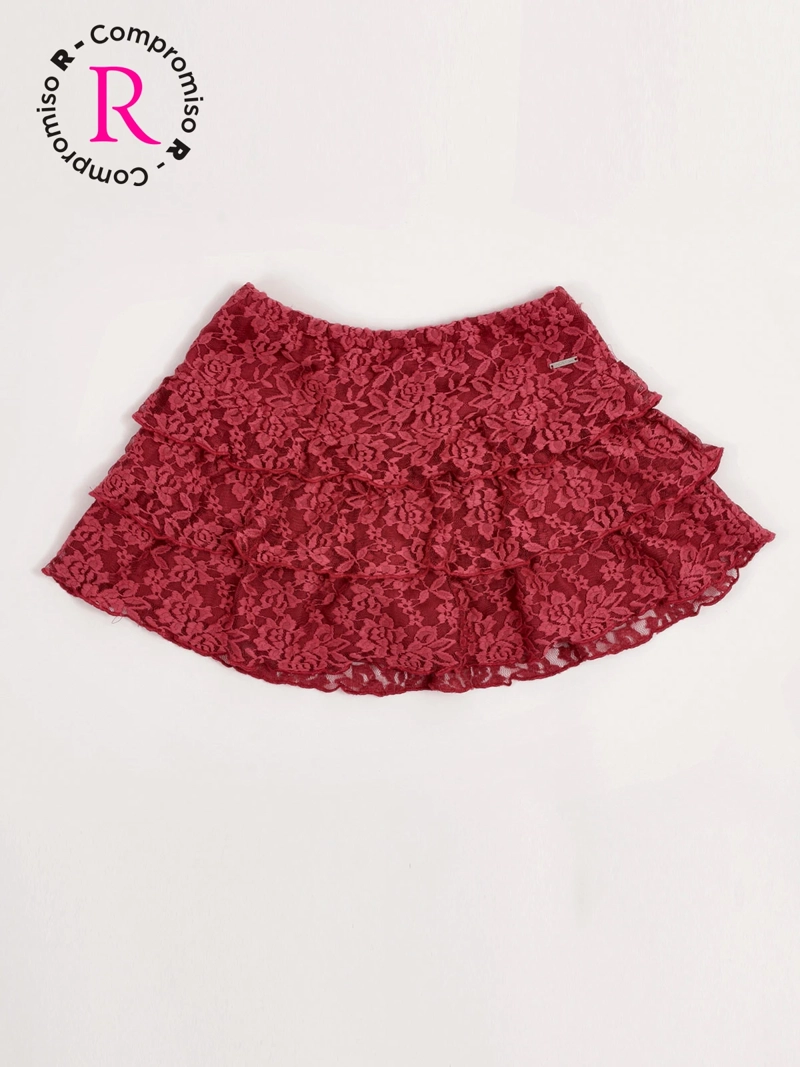 FALDA NIÑA INDEX TEEN ENCAJE BOHO - 3