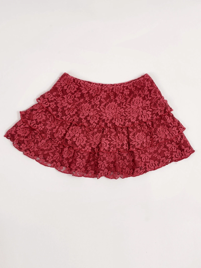 FALDA NIÑA INDEX TEEN ENCAJE BOHO - 4