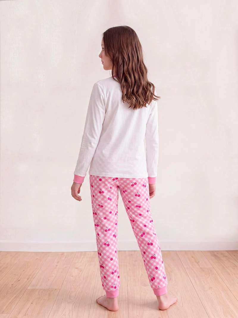 PIJAMA NIÑA INDEX TEEN ALGODÓN LARGO - 2