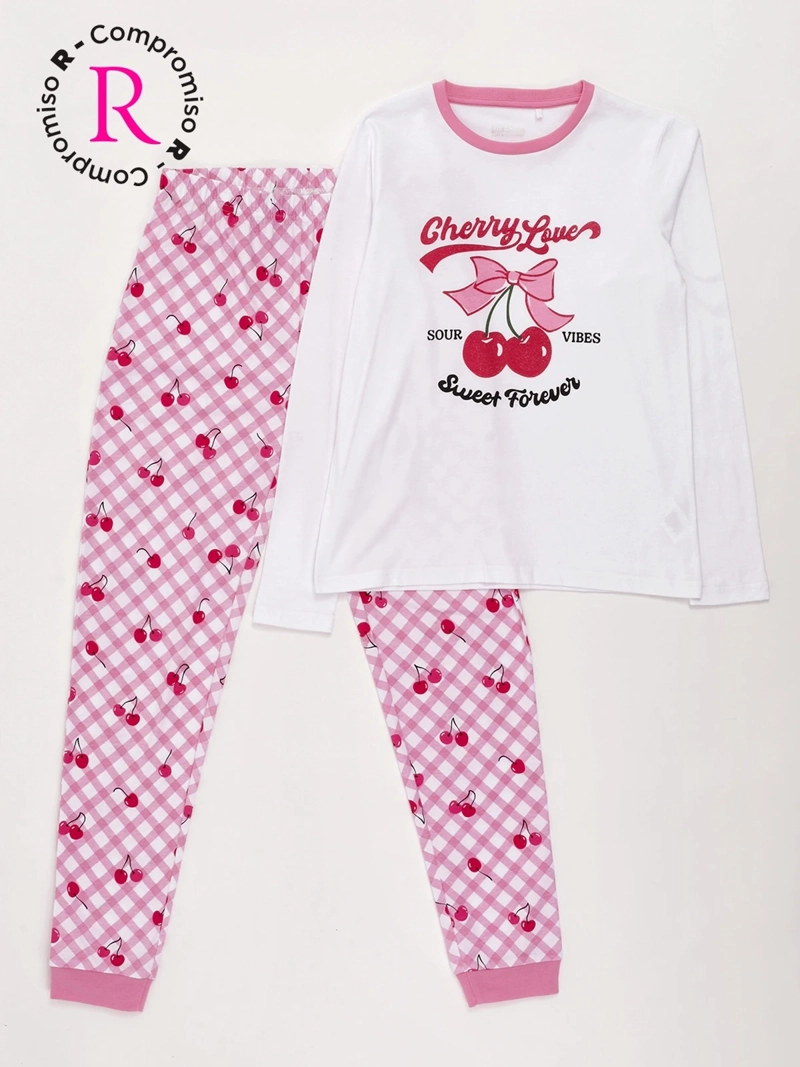 PIJAMA NIÑA INDEX TEEN ALGODÓN LARGO - 3
