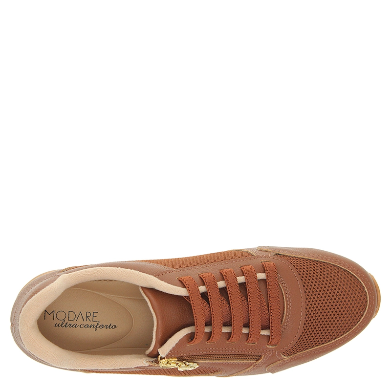 ZAPATILLAS MUJER MODARE CASUALES CAFÉ - 5