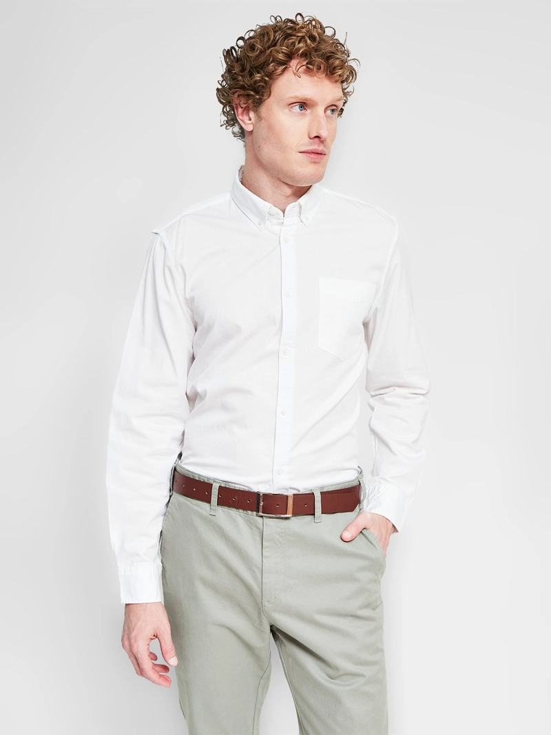 CAMISA HOMBRE REGATTA ALGODÓN MANGA LARGA - 1