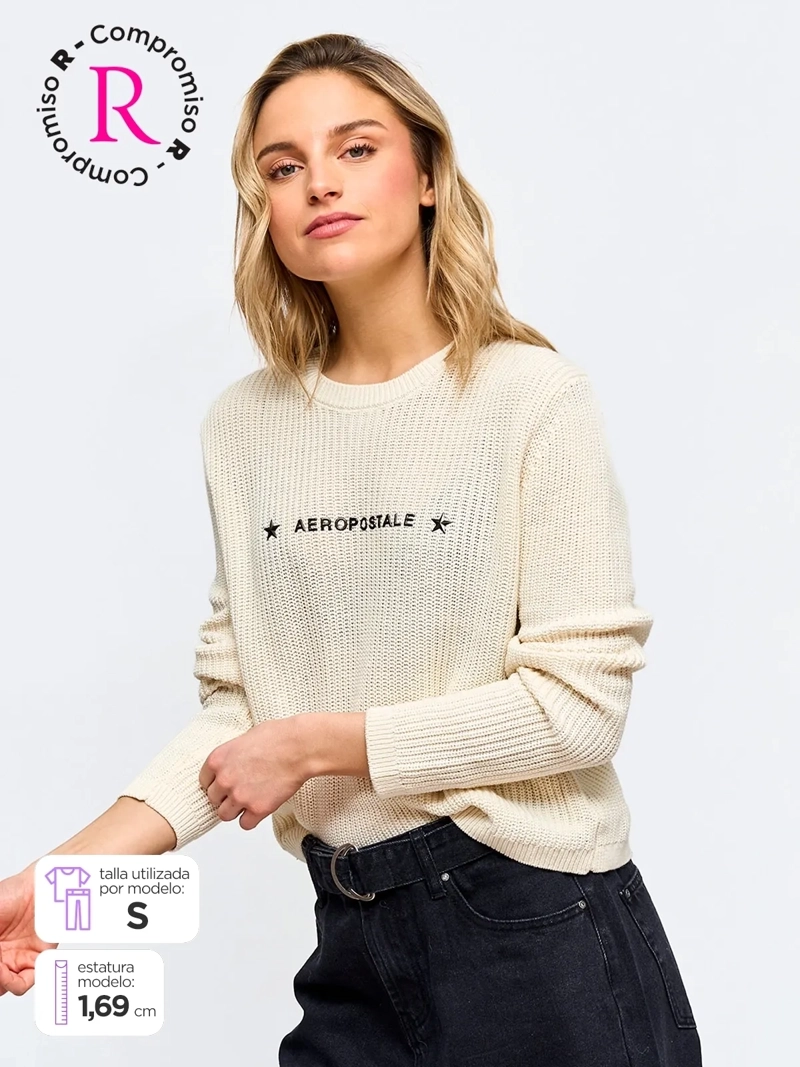 SWEATER MUJER AEROPOSTALE ALGODÓN