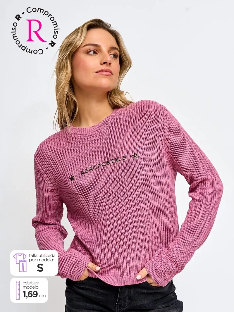 SWEATER MUJER AEROPOSTALE ALGODÓN