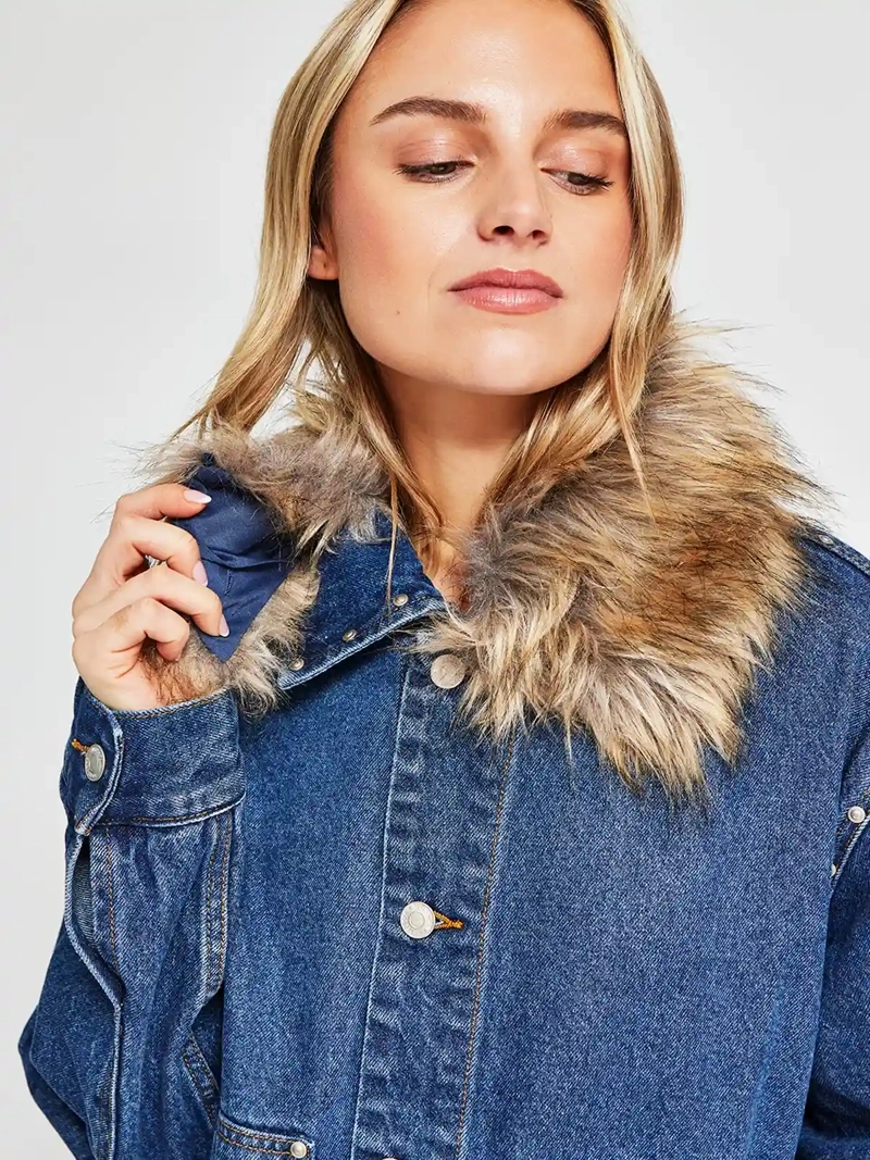 CHAQUETA MUJER BARBADOS ALGODÓN TACHAS - 4