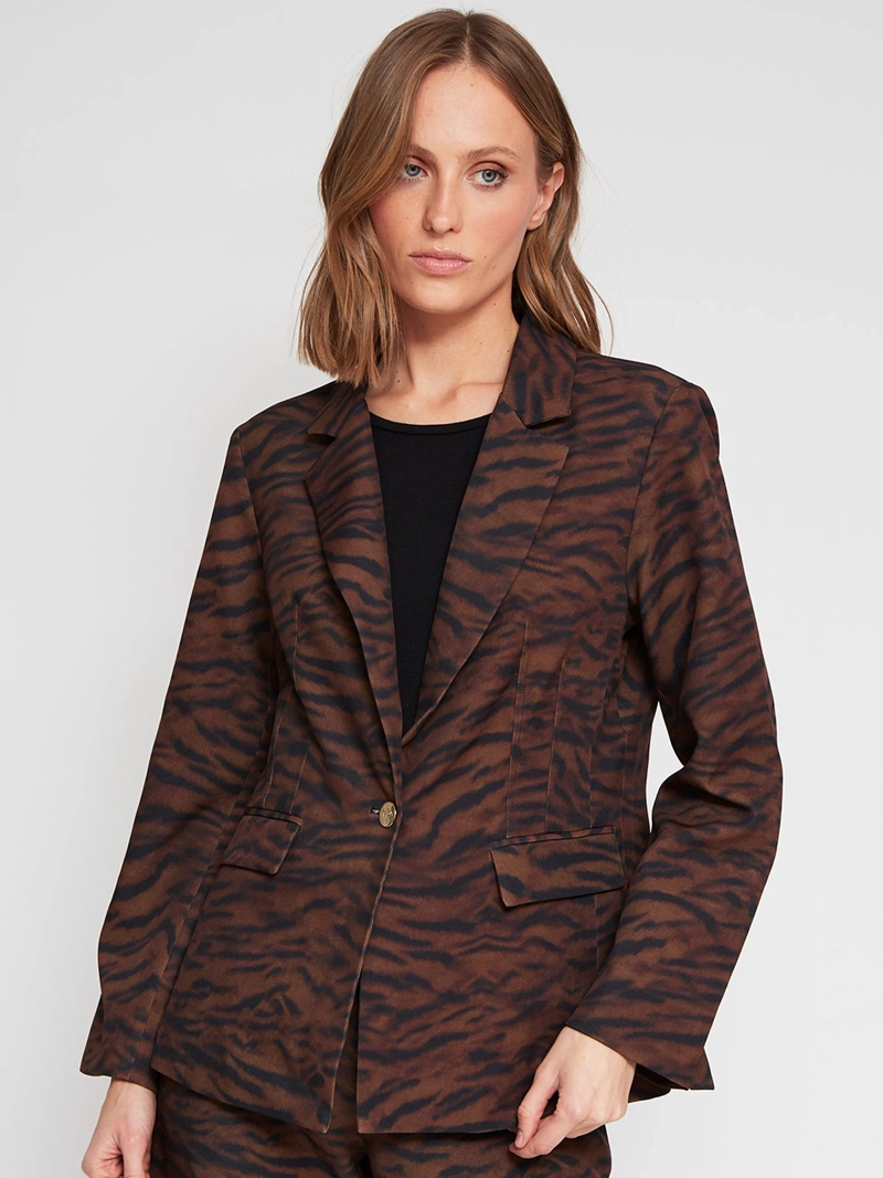 BLAZER MUJER CACHAREL ESTAMPADO - 2