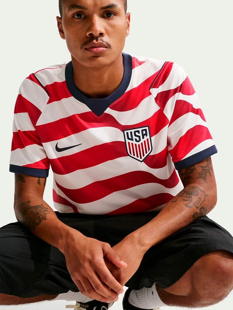 CAMISETA DE FÚTBOL HOMBRE NIKE USMNT 2026 LOCAL BLANCO - 6