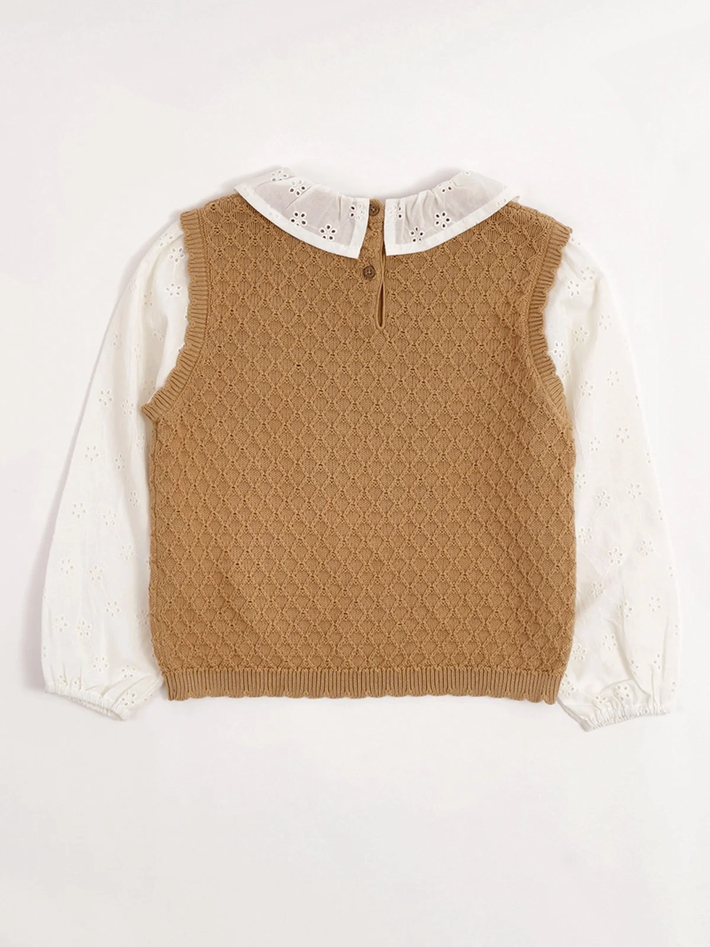 SWEATER NIÑA HARVEST MANGAS BRODERIE - 2