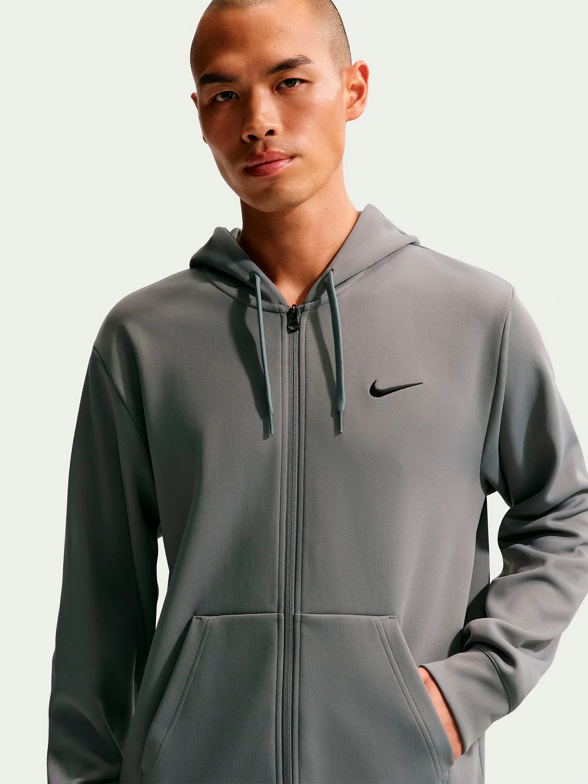 POLERON HOMBRE NIKE DRI FIT CON CAPUCHA - 1
