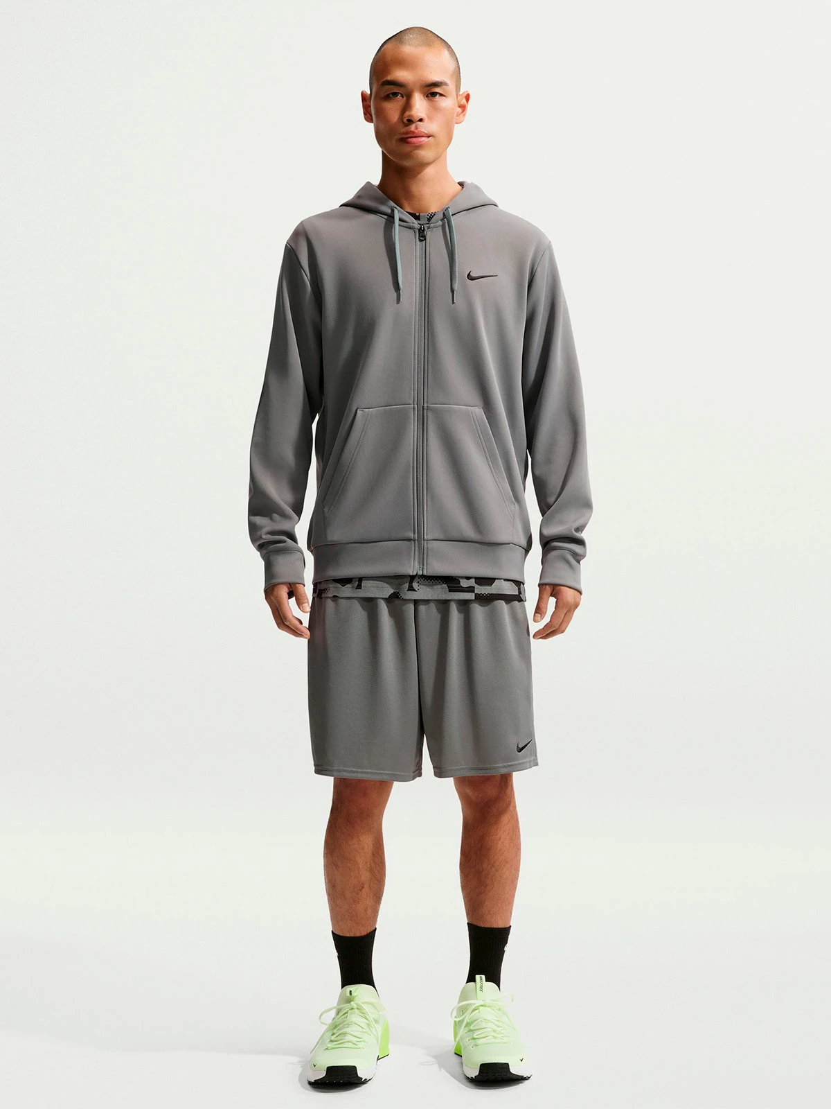 POLERON HOMBRE NIKE DRI FIT CON CAPUCHA - 4