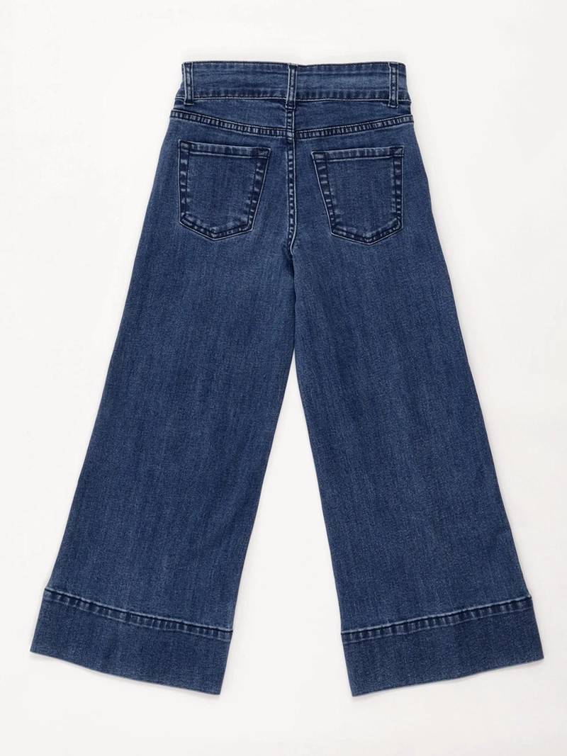 JEANS NIÑA HARVEST ALGODÓN WIDE LEG - 4