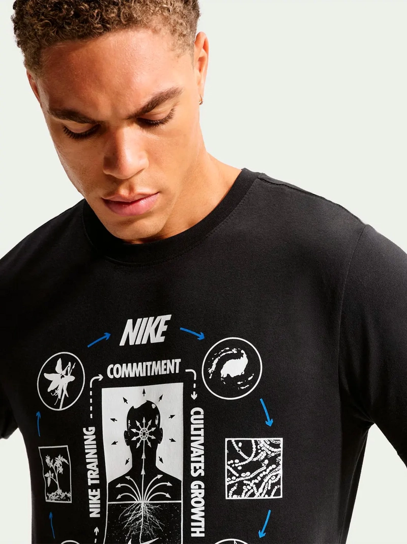 POLERA HOMBRE NIKE ALGODÓN MANGA CORTA - 3