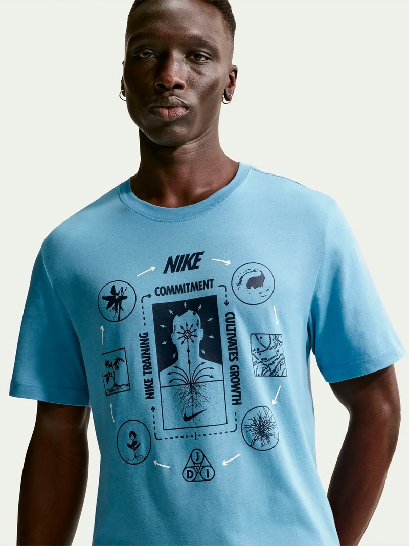 POLERA HOMBRE NIKE ALGODÓN MANGA CORTA - 1