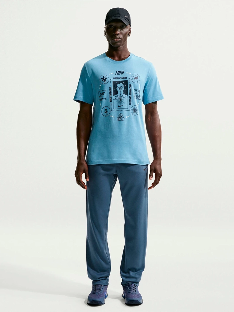 POLERA HOMBRE NIKE ALGODÓN MANGA CORTA - 4