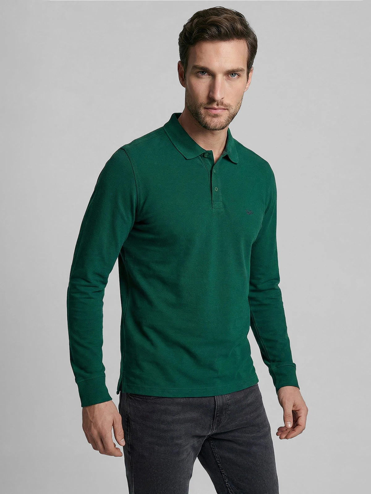 POLERA HOMBRE FEROUCH ALGODÓN MANGA LARGA