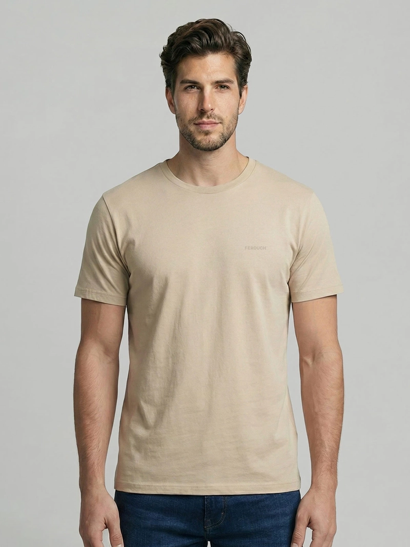 POLERA HOMBRE FEROUCH ALGODÓN MANGA CORTA - 1