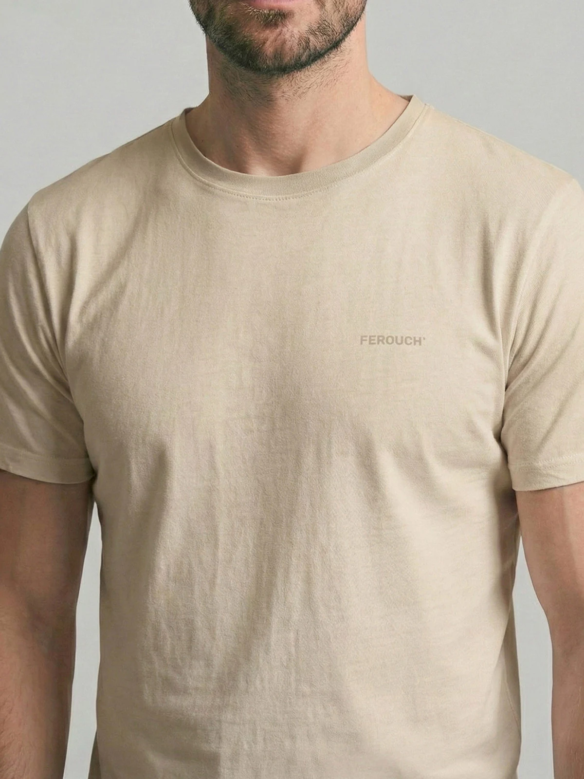 POLERA HOMBRE FEROUCH ALGODÓN MANGA CORTA - 3