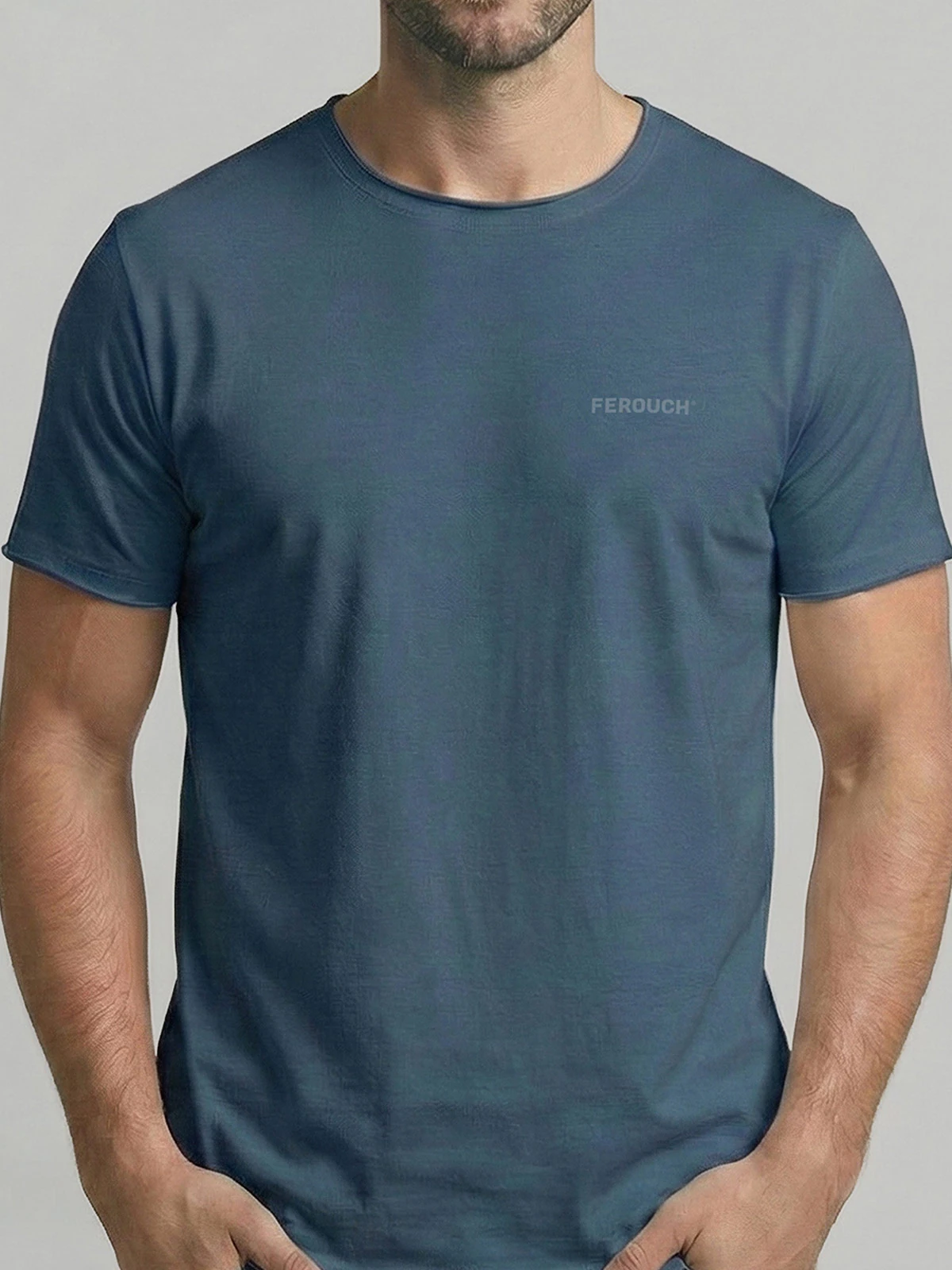 POLERA HOMBRE FEROUCH ALGODÓN MANGA CORTA - 3