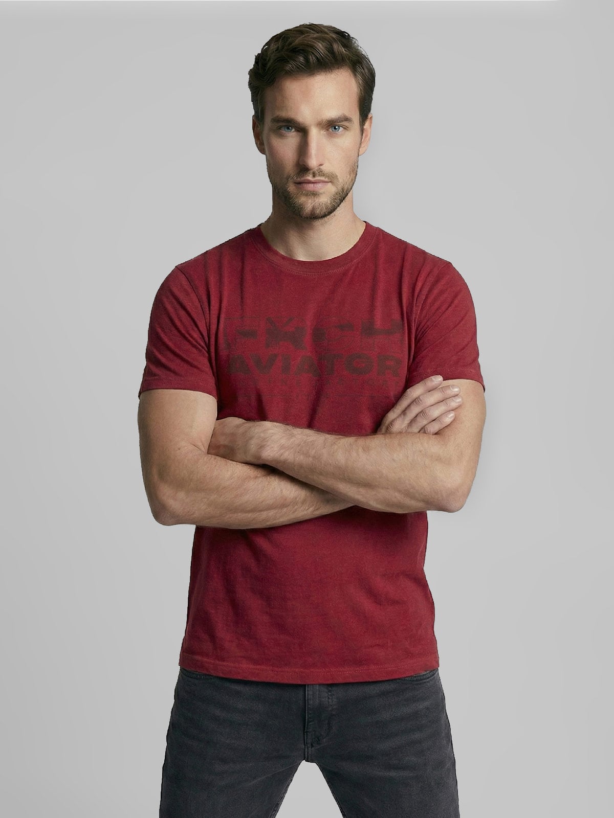 POLERA HOMBRE FEROUCH ALGODÓN MANGA CORTA - 1