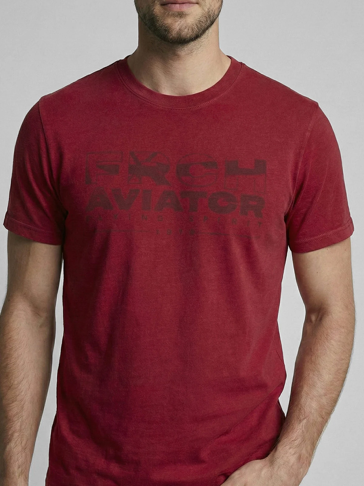 POLERA HOMBRE FEROUCH ALGODÓN MANGA CORTA - 3