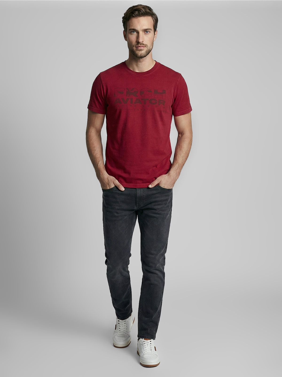POLERA HOMBRE FEROUCH ALGODÓN MANGA CORTA - 4