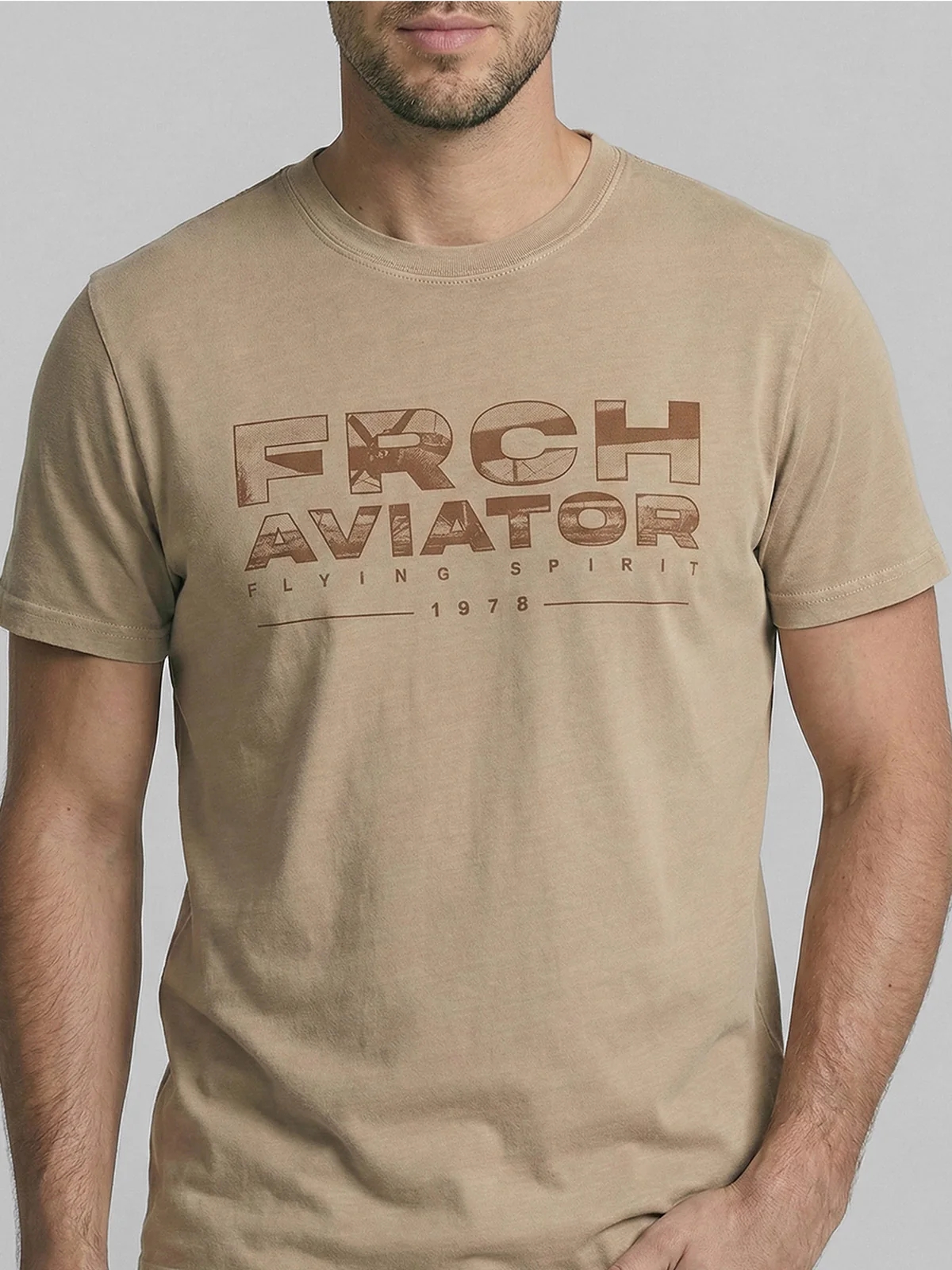 POLERA HOMBRE FEROUCH ALGODÓN MANGA CORTA - 3