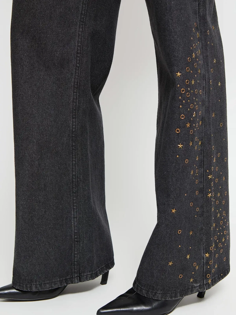JEANS MUJER INDEX ALGODÓN TACHAS - 4