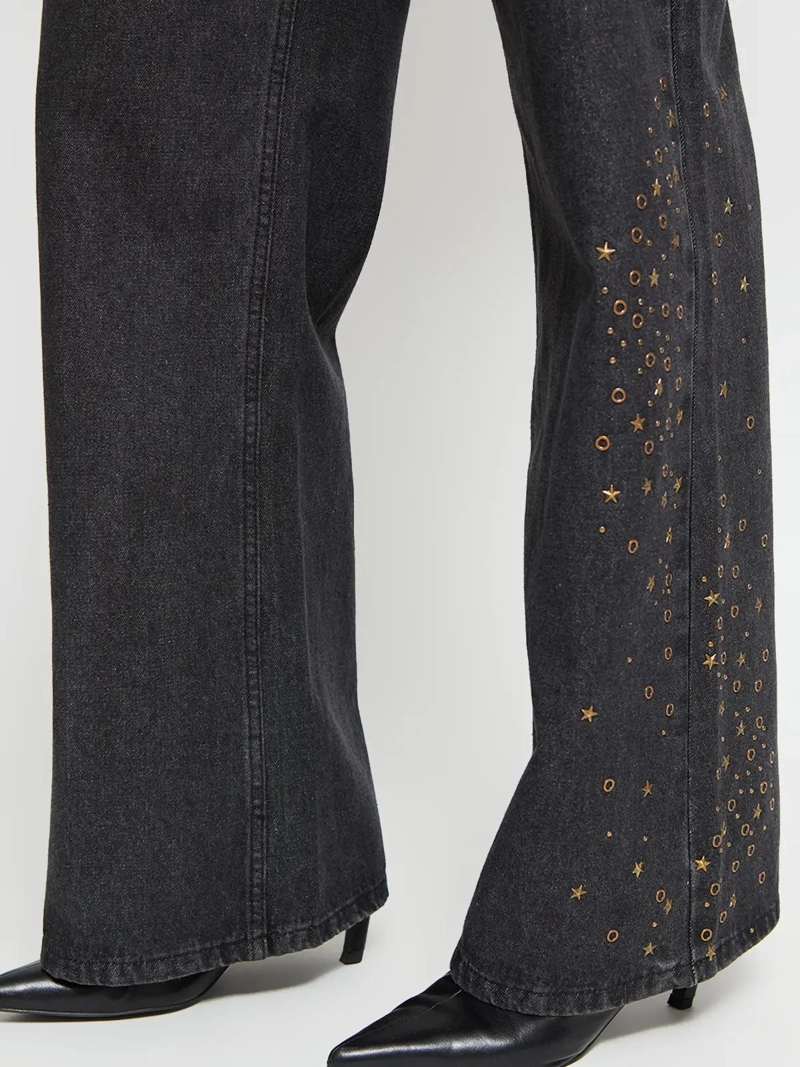 JEANS MUJER INDEX ALGODÓN TACHAS - 4