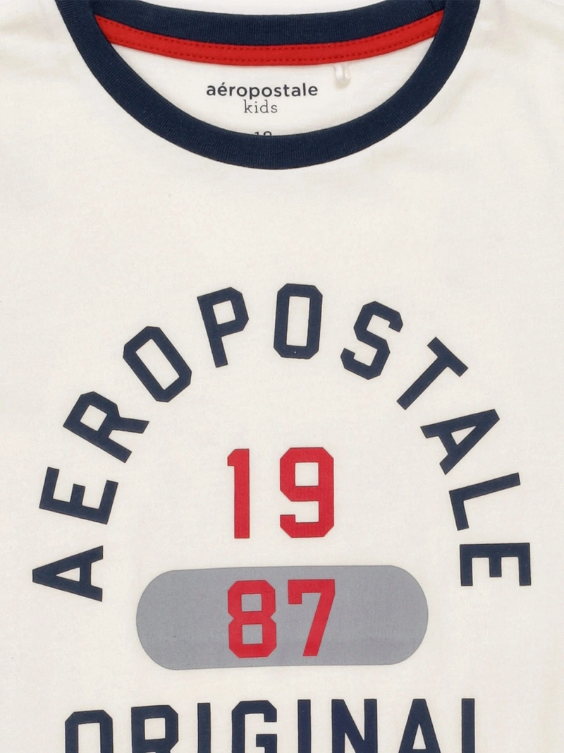 POLERA NIÑO AEROPOSTALE ALGODÓN MANGA CORTA - 3