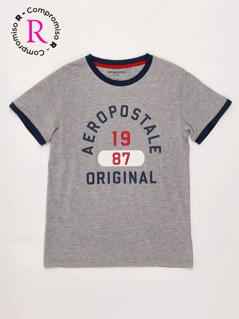 POLERA NIÑO AEROPOSTALE ALGODÓN MANGA CORTA - 1