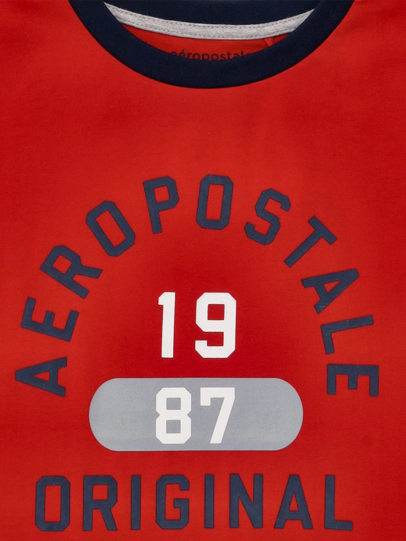 POLERA NIÑO AEROPOSTALE ALGODÓN MANGA CORTA - 3