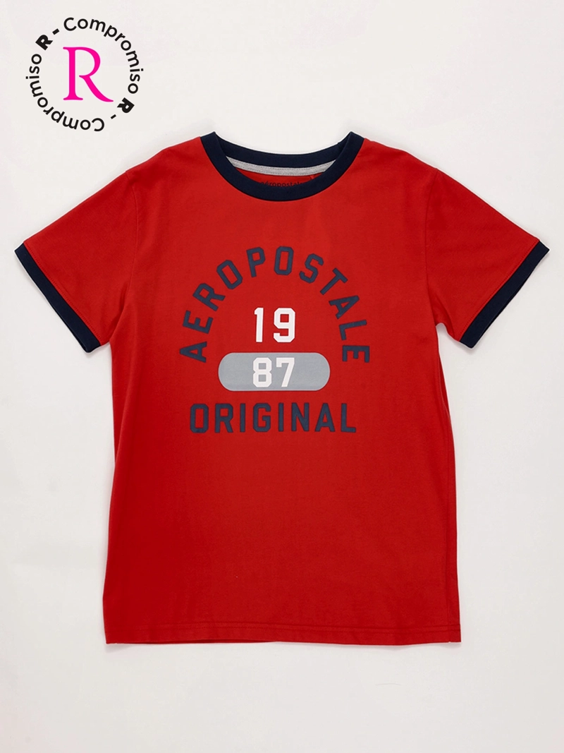 POLERA NIÑO AEROPOSTALE ALGODÓN MANGA CORTA
