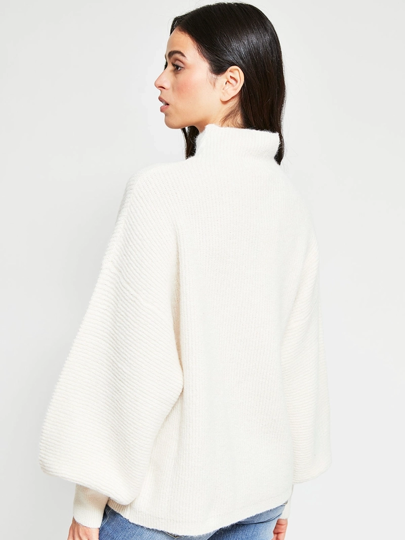 SWEATER MUJER INDEX MANGA LARGA GLOBO - 4