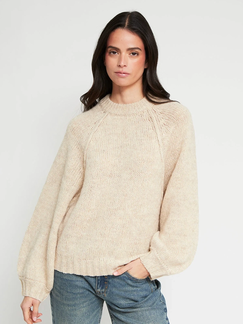 SWEATER MUJER INDEX MANGA LARGA BÁSICO - 2