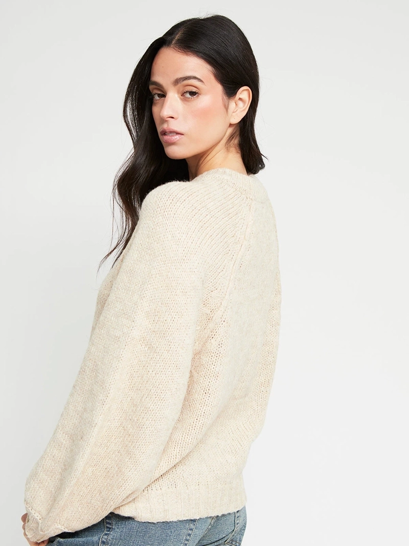 SWEATER MUJER INDEX MANGA LARGA BÁSICO - 3