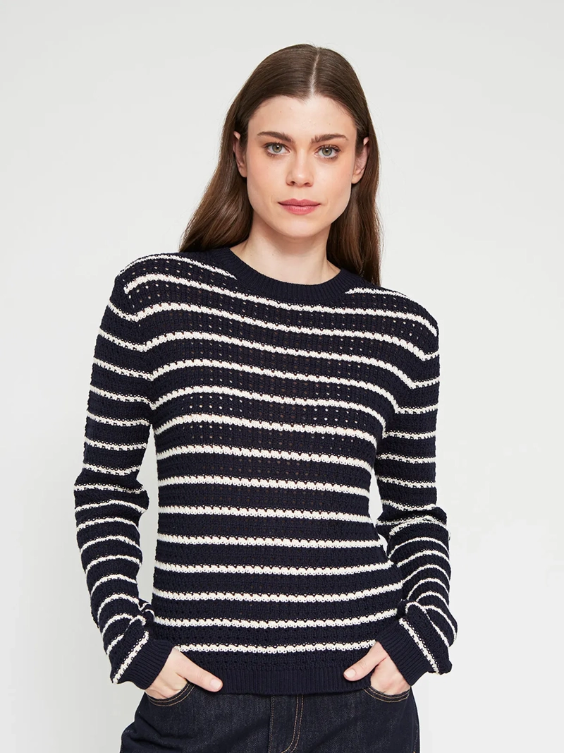 SWEATER MUJER MARQUIS ALGODÓN CALADO - 2