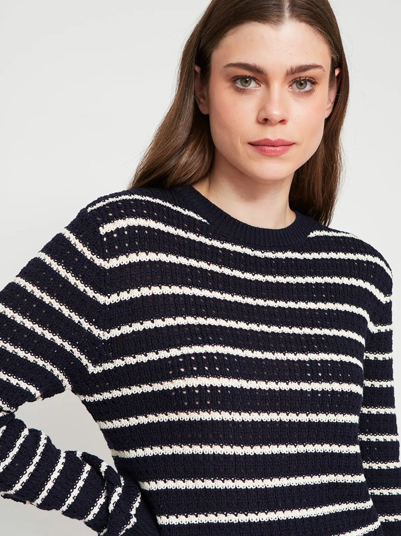 SWEATER MUJER MARQUIS ALGODÓN CALADO - 4