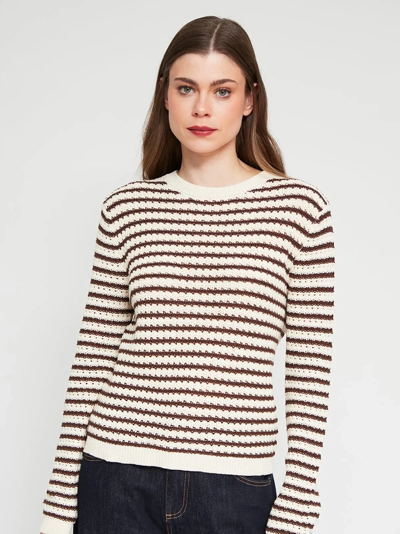 SWEATER MUJER MARQUIS ALGODÓN CALADO - 2