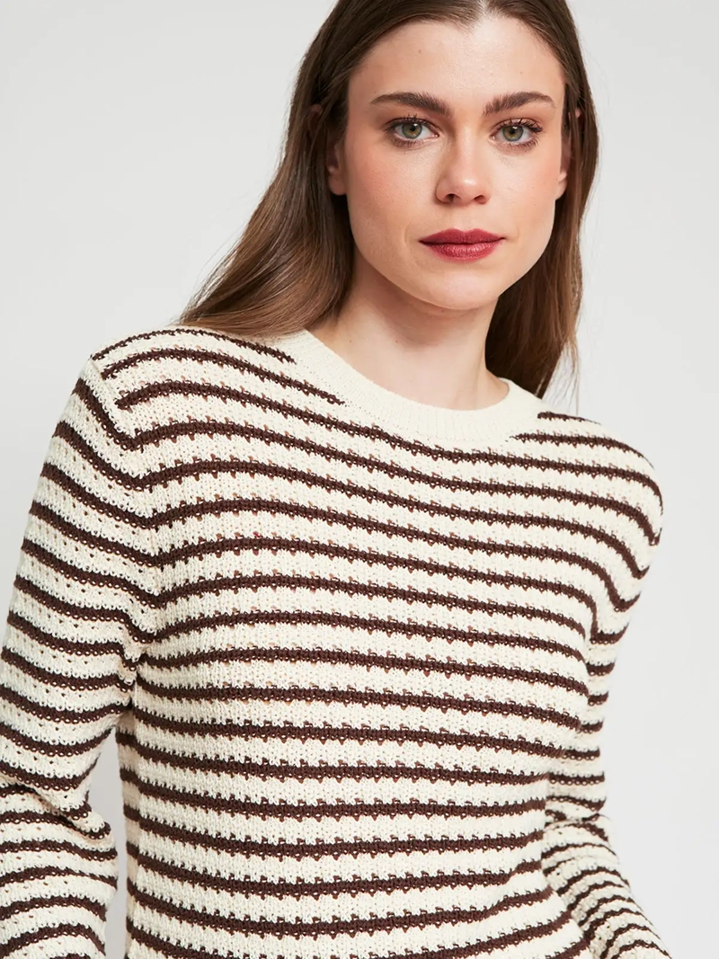 SWEATER MUJER MARQUIS ALGODÓN CALADO - 4