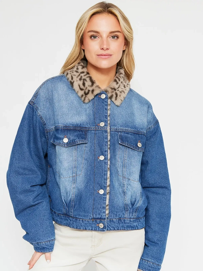 CHAQUETA MUJER INDEX ALGODÓN CORTA ANIMAL PRINT - 2