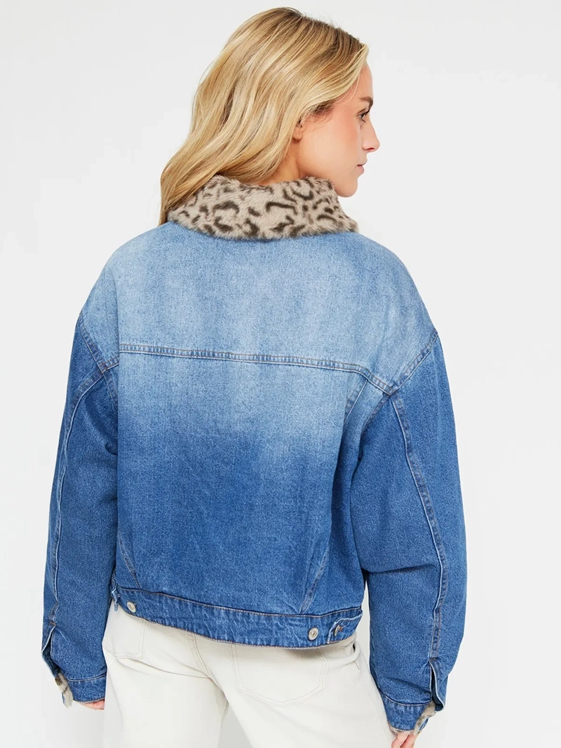 CHAQUETA MUJER INDEX ALGODÓN CORTA ANIMAL PRINT - 3