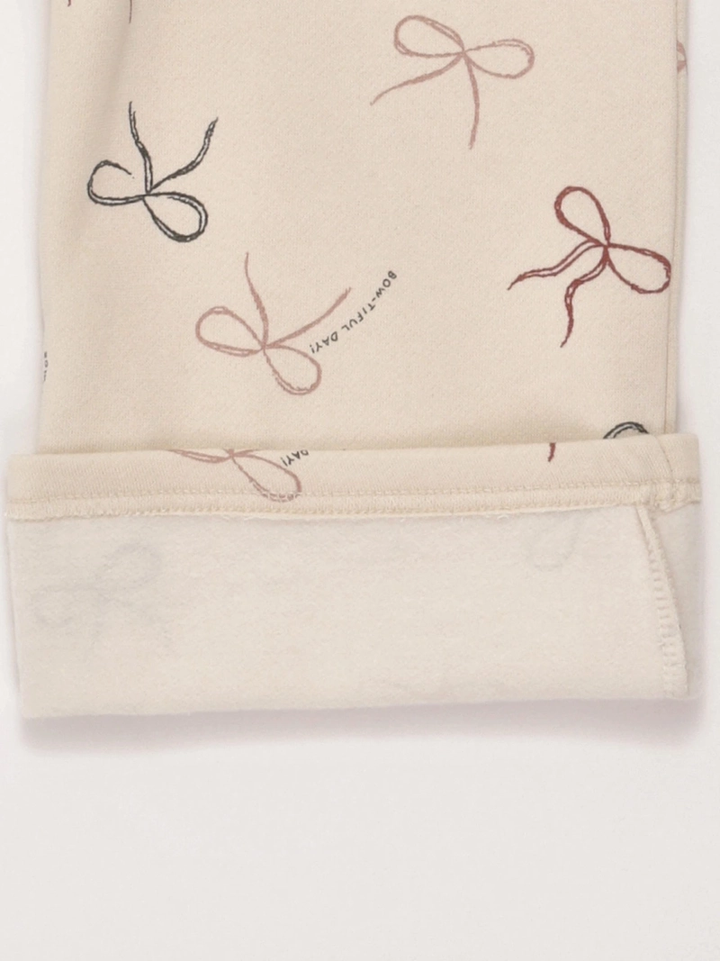 PANTALÓN DE BUZO NIÑA BABY HARVEST ALGODÓN ANCHO - 5