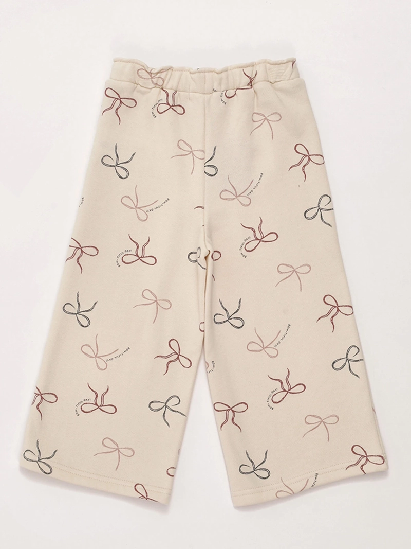 PANTALÓN DE BUZO NIÑA BABY HARVEST ALGODÓN ANCHO - 4