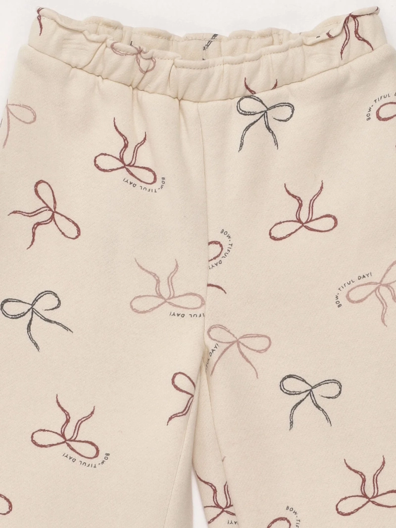 PANTALÓN DE BUZO NIÑA BABY HARVEST ALGODÓN ANCHO - 6