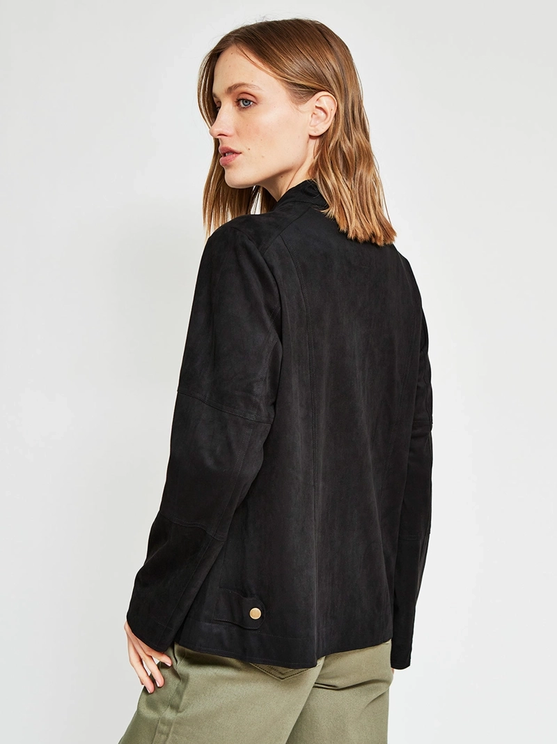 CHAQUETA MUJER AZIZ TIPO SUEDE - 3
