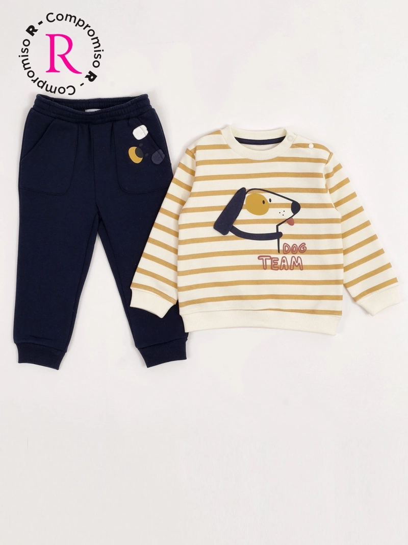 CONJUNTO POLERÓN + PANTALÓN DE BUZO NIÑO BABY HARVEST  - 3