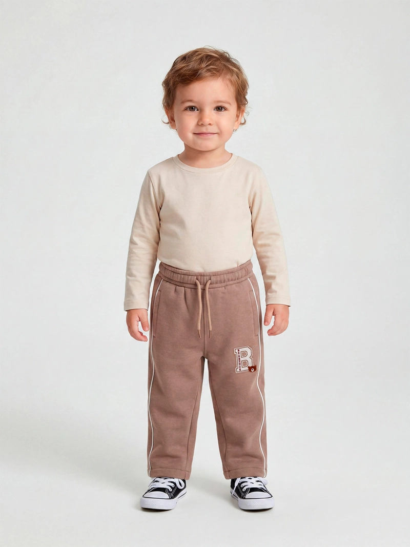 PANTALÓN DE BUZO NIÑO BABY HARVEST ALGODÓN RECTO - 1