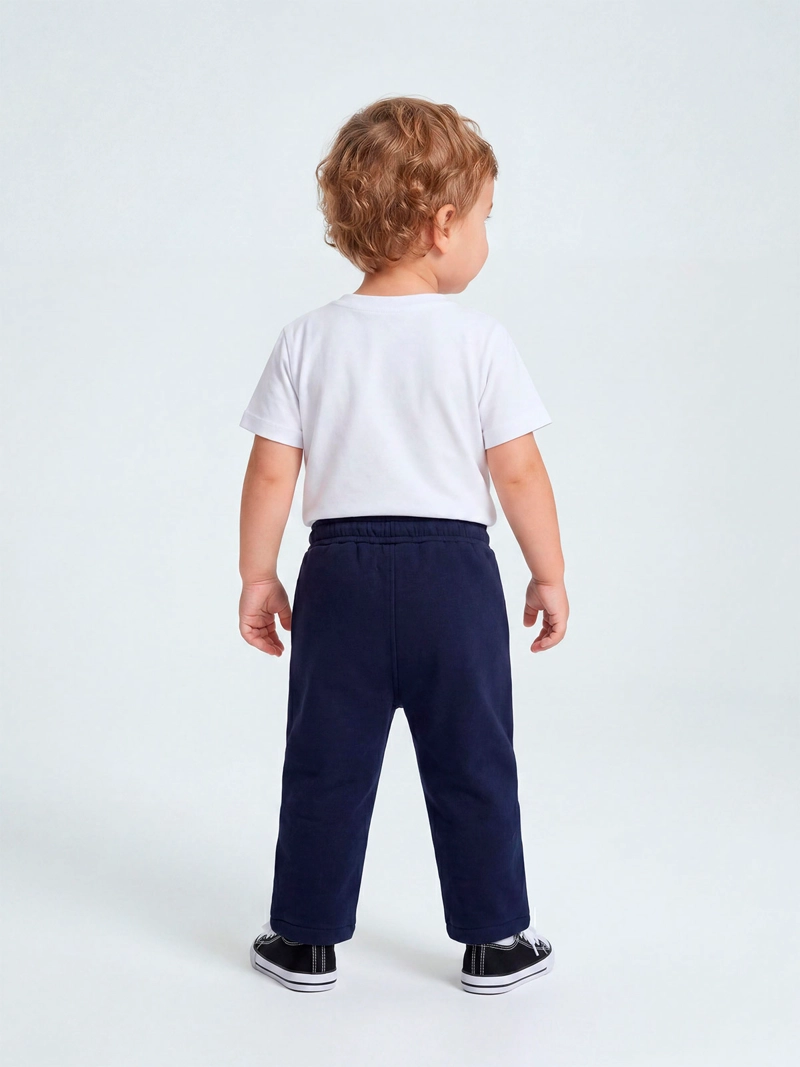 PANTALÓN DE BUZO NIÑO BABY HARVEST ALGODÓN RECTO - 2