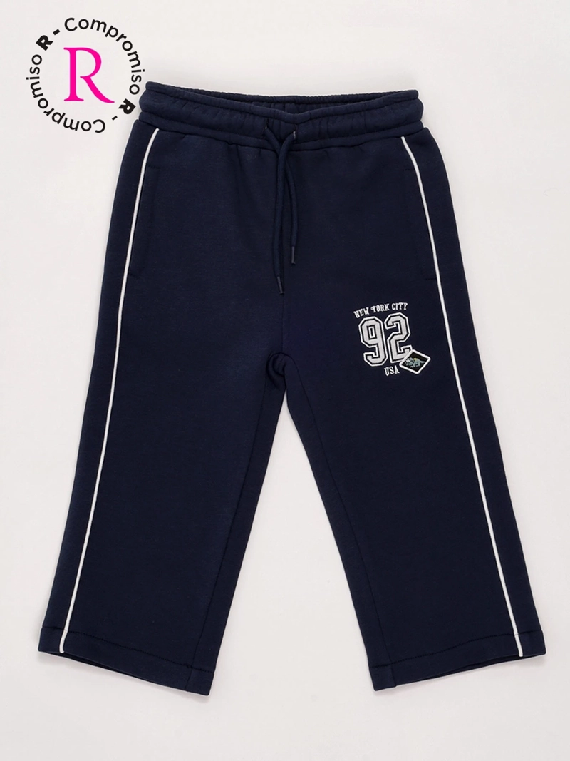 PANTALÓN DE BUZO NIÑO BABY HARVEST ALGODÓN RECTO - 3