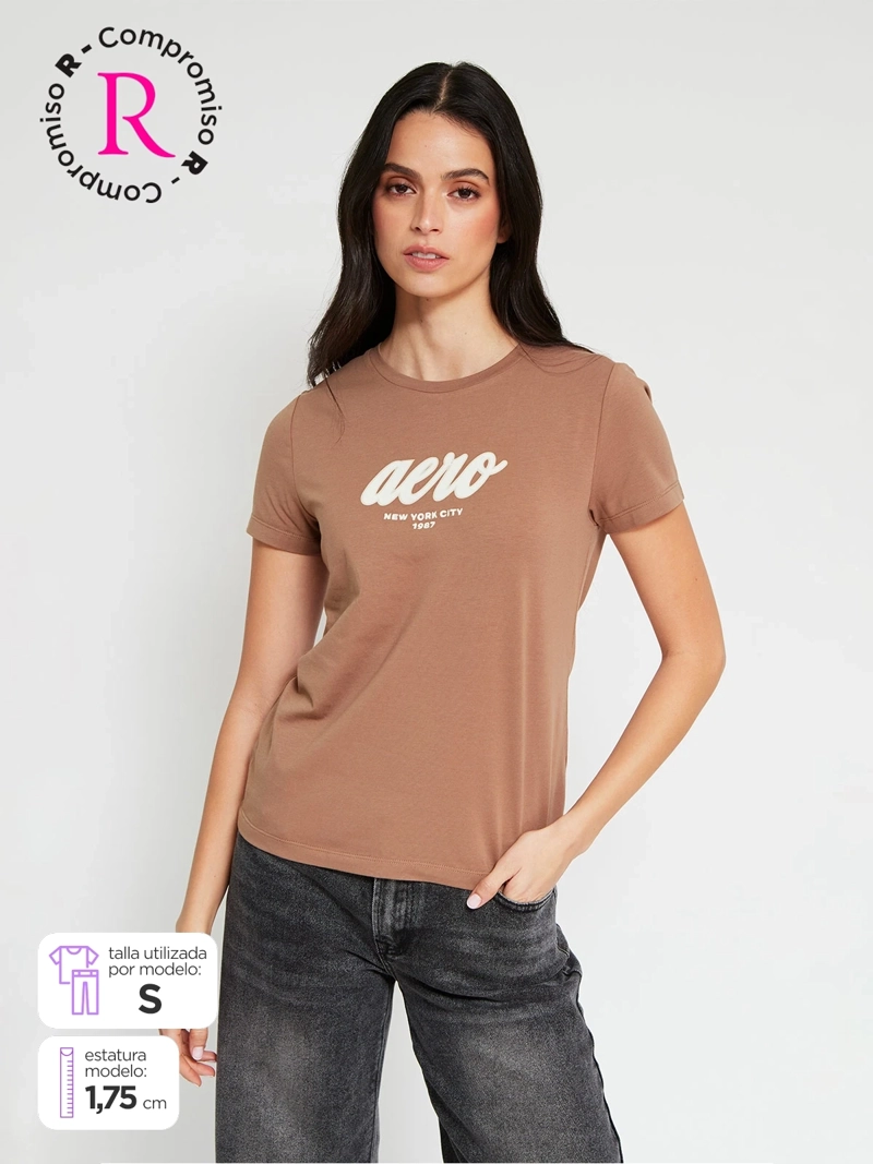 POLERA MUJER AEROPOSTALE ALGODÓN  - 1